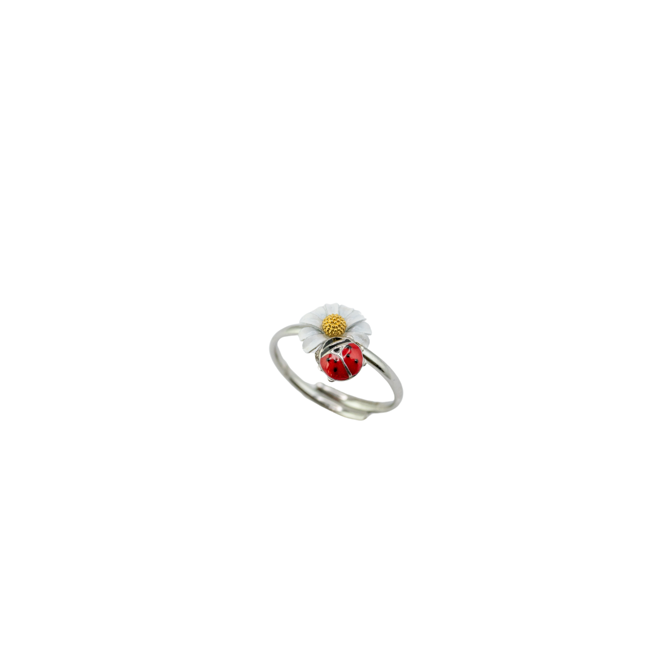 Anello MARGHERITA 3D "coccinella"