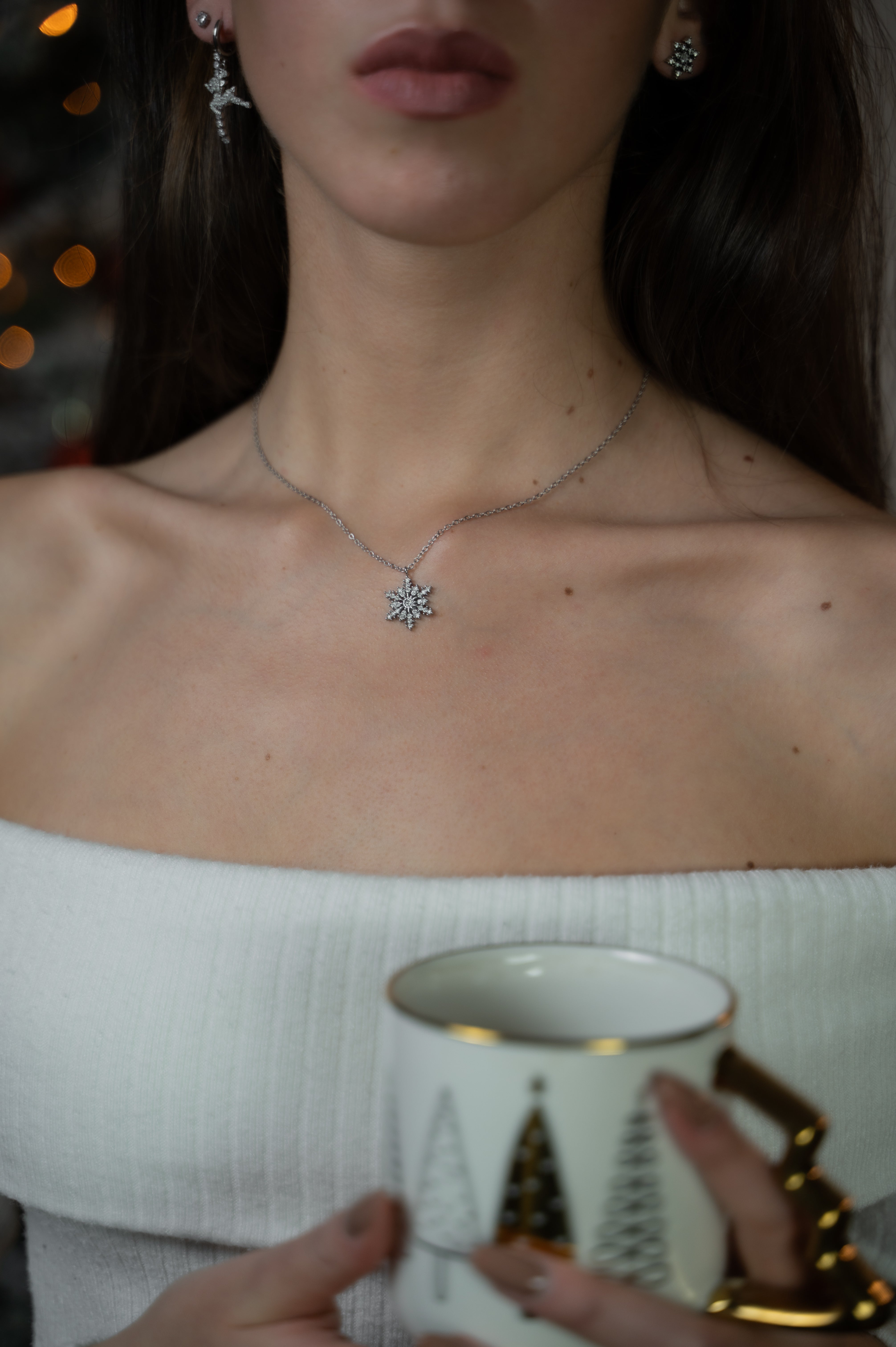 Collana NATALE Fiocco di Neve