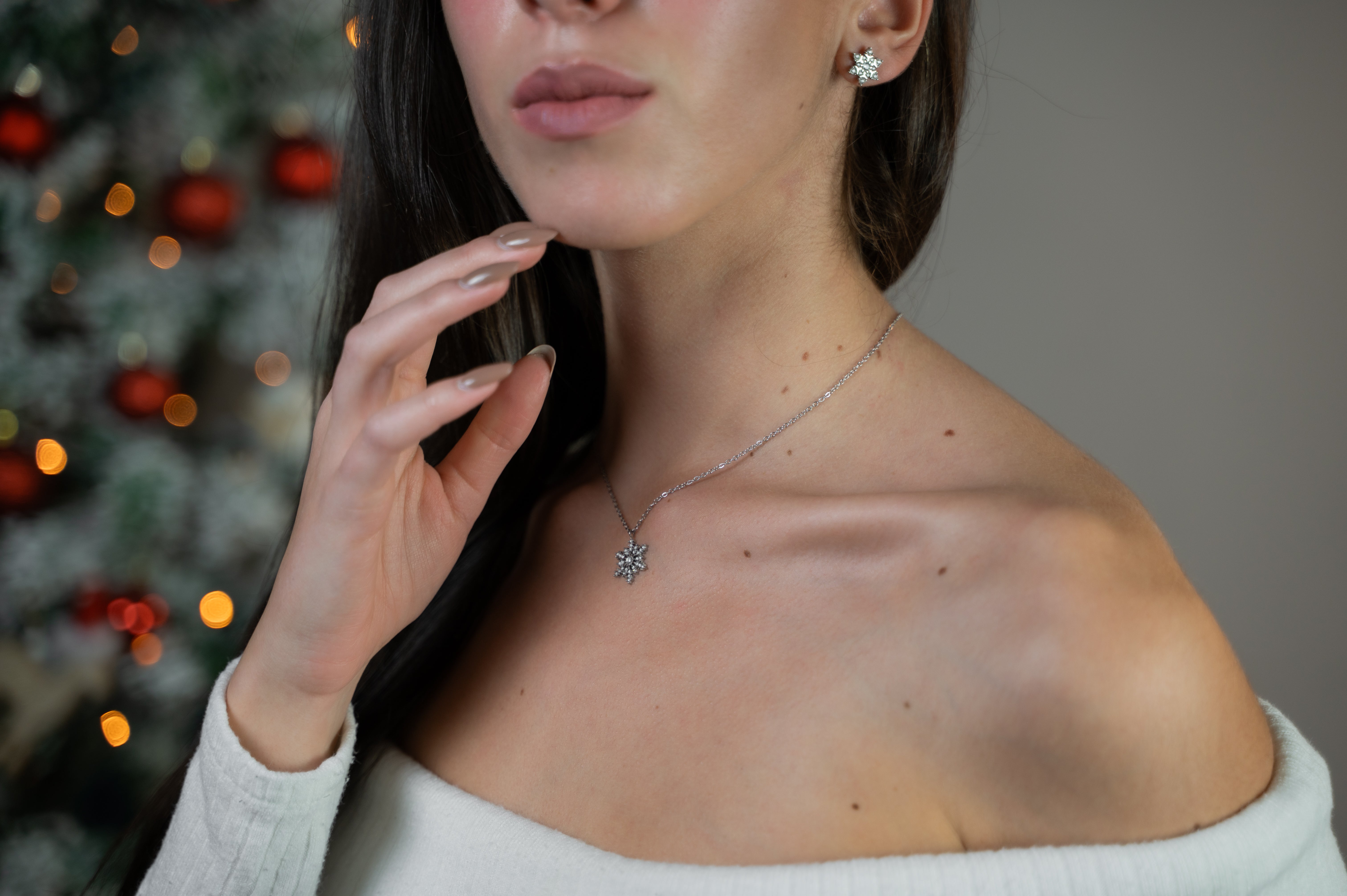 Collana NATALE Fiocco di Neve